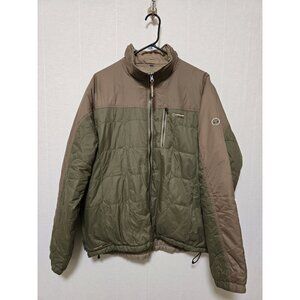Olive Green Quilted Men's Jacket